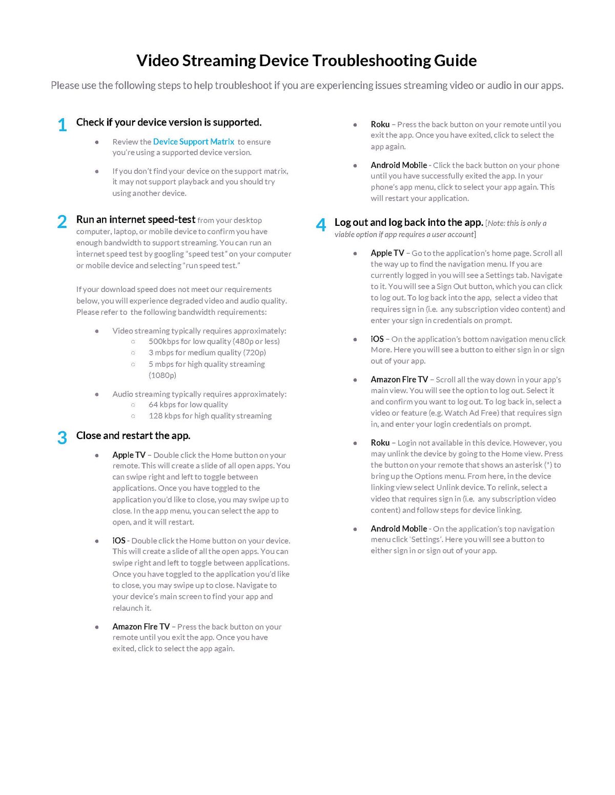 Troubleshooting Streaming Problems & Errors for Smooth Playback
